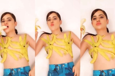 Urfi Javed Gets Brutally Trolled As She Uses Banana Peels To Cover Her Modesty, Netizens Ask 'Kuch Bhi!'