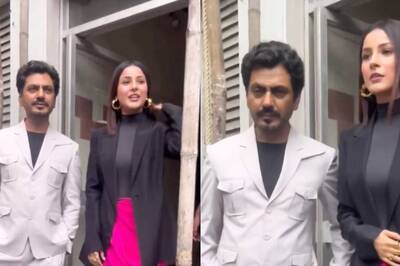 Shehnaaz Gill Looks Chic In Pink Skirt, Black Top As She Gets Papped With Nawazuddin Siddiqui