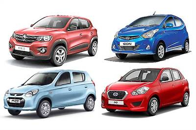 Spec comparison: Renault Kwid vs Maruti Suzuki Alto 800 vs Hyundai Eon vs Datsun Go
