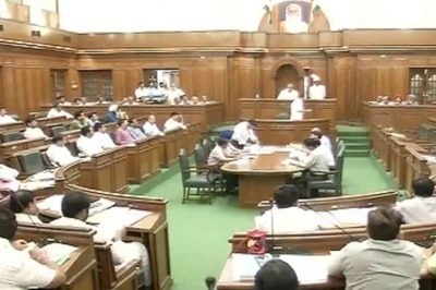 2 Men Hurl Paper Missiles Inside Delhi Assembly, Thrashed by AAP MLAs