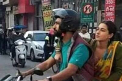 No Illegal Use of Bike Number Plate By Vicky Kaushal and Sara Ali Khan, Cops Clarify