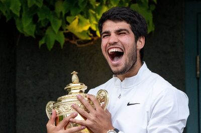 Carlos Alcaraz Drops Wimbledon Trophy on Live TV, His Reaction Though is Priceless | Watch