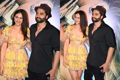 Rakul Preet Singh, Jackky Bhagnani Attend Shahid Kapoor's TBMAUJ Screening Ahead Of Goa Wedding