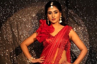 On Ganesh Chaturthi, Actress Varshini Sounderajan Slays Traditional Look In Red Lehenga