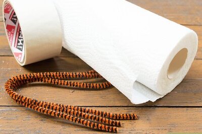 How to Make Flowers Made of Toilet Paper