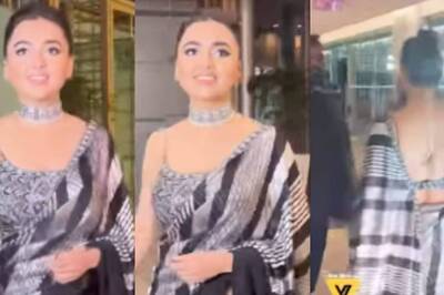 Tejasswi Prakash Looks Ethereal In Black Saree As She Attends A Wedding; Netizens Say 'Gorgeous Teju'