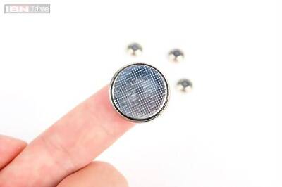 A new battery that is so small that a billion of them could be crammed into the size of a postage stamp