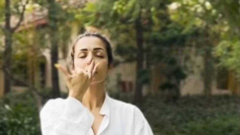 Malaika Arora Shares Yoga Regimen With Fans, Simple Routine Of ' Move Breathe and Connect'