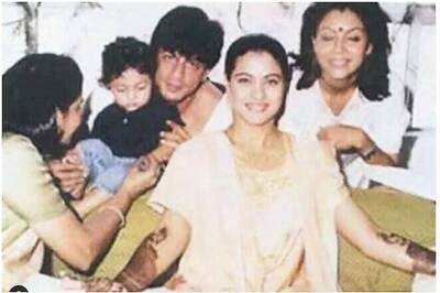 This Throwback Pic of Shah Rukh Khan and Gauri from Kajol’s Mehendi Ceremony is for Keeps