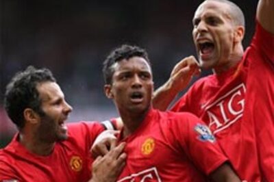 Nani hands United their first win of season