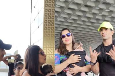 Here's What Happened When Anupam Kher Met Bipasha Basu's Daughter Devi At Airport; Watch