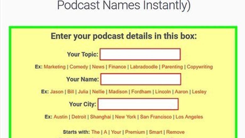 How to Register a Podcast Name
