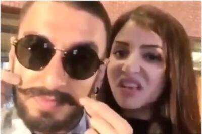When Anushka Sharma Played with Ranveer Singh's Moustache in Dubsmash Video