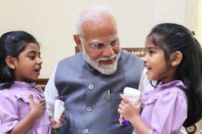 PM Modi Receives Two 'Special Visitors' At His Office In Parliament | Watch