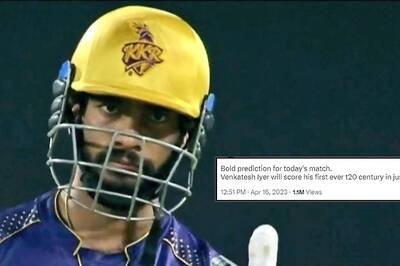 IPL 2023: Fan's Prediction of Venkatesh Iyer's Century Hours Before MI vs KKR Stuns Twitter