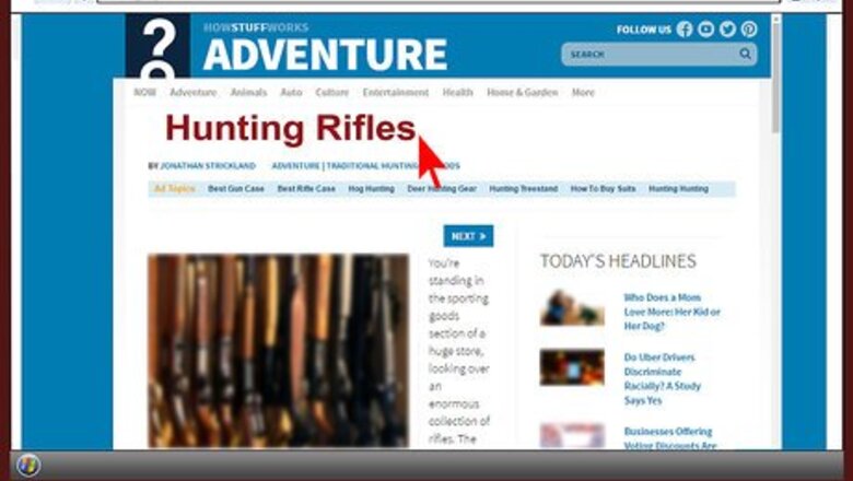 How to Buy a Hunting Rifle
