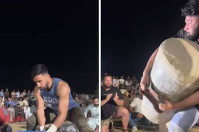 'He Made Stone Look Like Toy': Internet In Awe Of Pakistan’s Stone-Lifting Competition