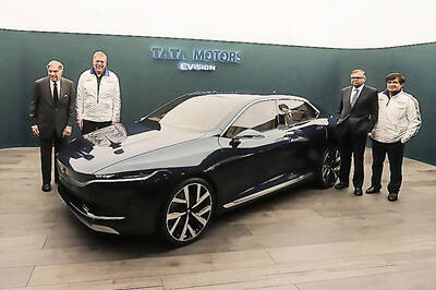 Geneva Motor Show 2018: Tata E-Vision Sedan Concept Unveiled, Showcased along With 45X and H5X Models