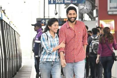 Sai Pallavi-Naga Chaitanya Look Much-in-love in This Still from Love Story