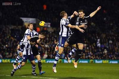 League leaders Chelsea held 1-1 by struggling West Brom