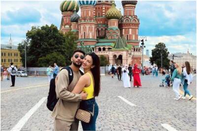 Gauahar Khan Vacations in Moscow with Husband Zaid Darbar, See Pics