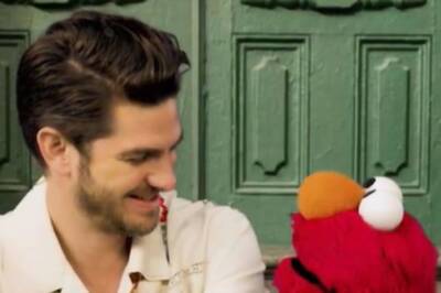 Watch: Andrew Garfield Gets Emotional Talking About His Mother's Death With Elmo