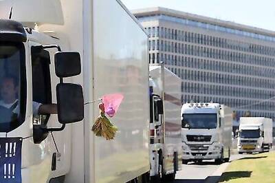 Disgruntled fair workers protest renewed Belgium coronavirus restrictions