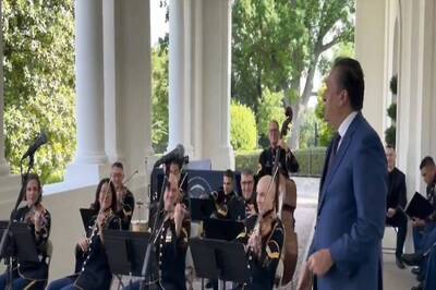 Video: 'Saare Jahaan Se Accha' Echoes Through Halls Of White House, Guests Feast On Paani Puris