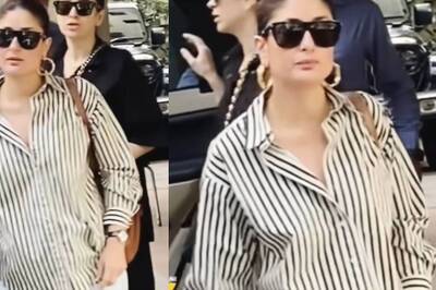 Striped Shirt, Baggy Pants And Cool Accessories; Kareena Kapoor Khan's Definition Of Comfy Attire