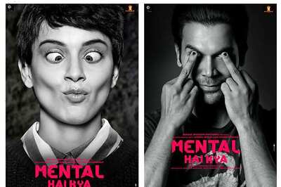 Mental Hai Kya: Kangana Ranaut, Rajkummar Rao Bring Out Their Crazy Self In First Poster