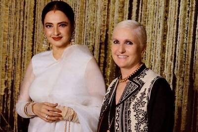 Dior's Maria Grazia Chiuri Meets Rekha, Calls Her 'India’s Most Iconic Woman', See Pic