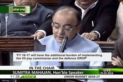 Finance Minister Arun Jaitley's Union Budget speech