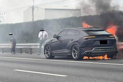 Lamborghini Urus SUV Catches ​Fire on Taiwan Freeway 8 Months After Purchase, Driver Escapes Unhurt