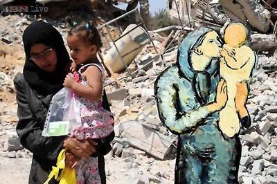 War gives inspiration to Gaza's artists