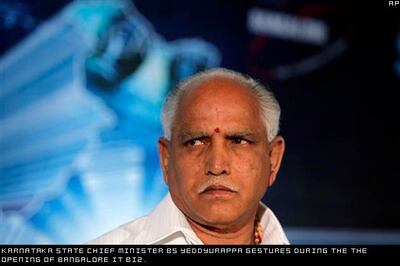Yeddyurappa appears defiant, backed by 120 MLA