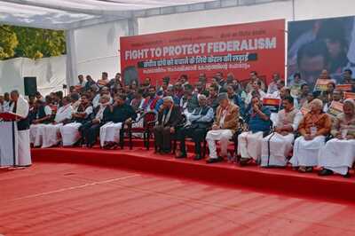 Centre Vs South: Arvind Kejriwal, Punjab CM Join Kerala Govt's 'Fight To Protect Federalism' At Jantar Mantar