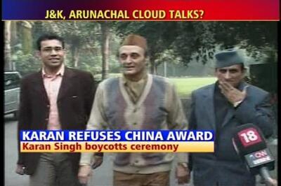 Karan Singh refuses Chinese award from Jiabao