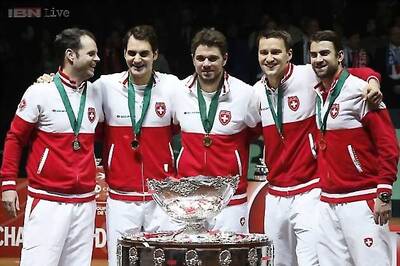 This one's for the boys, says gracious Roger Federer