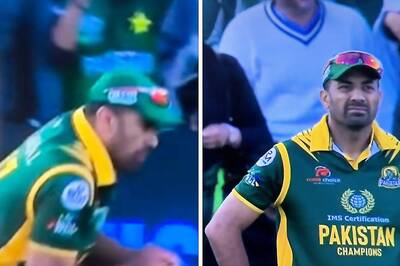 Fans Mock Wahab Riaz After Pakistan Chief Selector Drops Simple Catch Against Indian Champions - WATCH