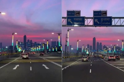 This Viral Video of Scenic Sunset from Mumbai's Atal Setu Bridge Will Make You Forget Chicago