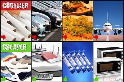 Budget 2016: A quick glance at what's cheaper, what's dearer