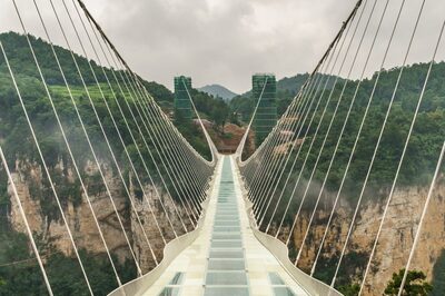 5 Glass-Bottom Bridges that Guarantee a Vertigo-Inducing Sensation
