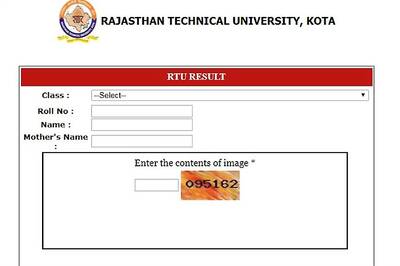 RTU B.Tech I Semester and B.Arch VI Semester Back Exams Results 2017 Published at esuvidha.info