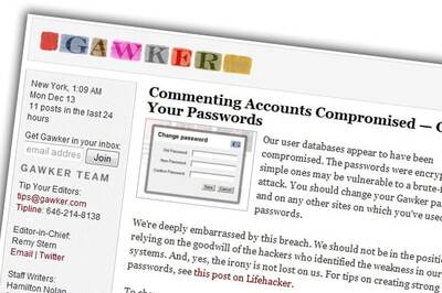 Gawker user database hacked