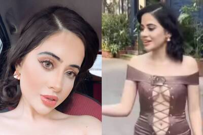 Urfi Javed Risks Wardrobe Malfunction With A Daring Outfit; Netizens Ask 'Who's Her Designer?'