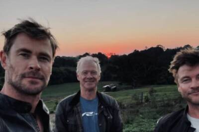 Chris Hemsworth’s Celebrates Australian Father’s Day With Fun Motorcycle Ride