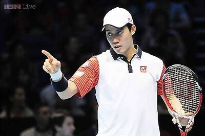 Kei Nishikori downs Andy Murray at ATP Finals