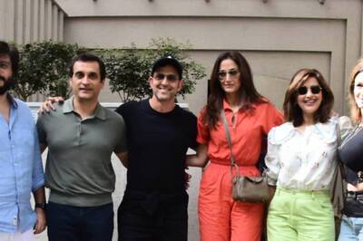 Hrithik Roshan-Sussanne Khan Reunite For Lunch Date With Sons, Sonali Bendre and Other Friends