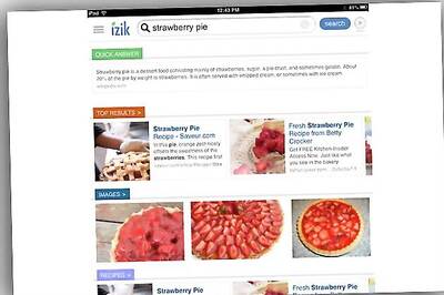 New search engine 'Izik' tailors its results for tablets