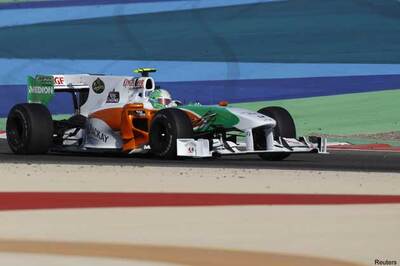 Hi-tech motor home for Force India